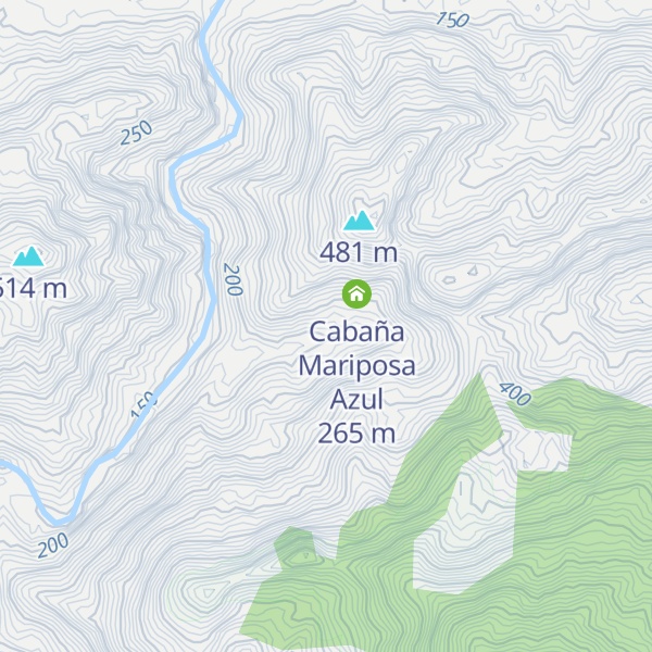 Map of Cabaña Conejera
