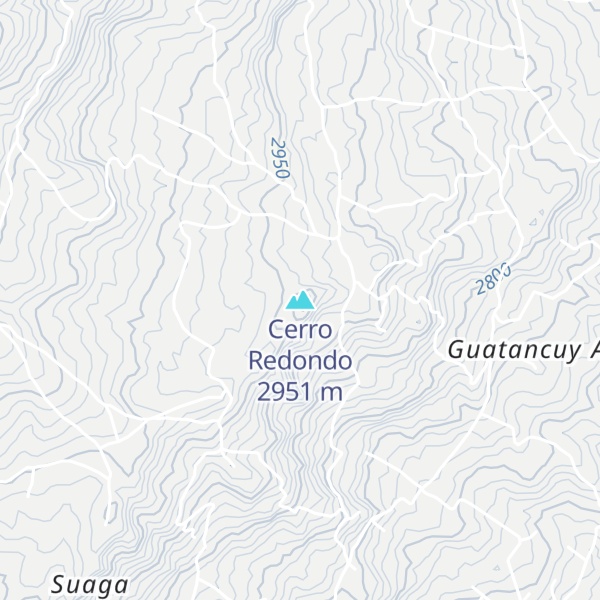 Map of Cerro Redondo