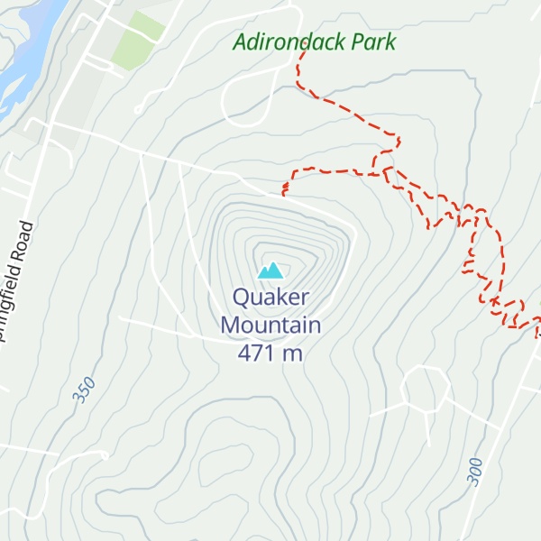 Map of Quaker Mountain