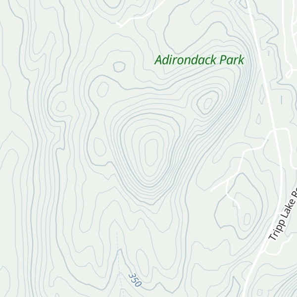 Map of Tripp Mountain