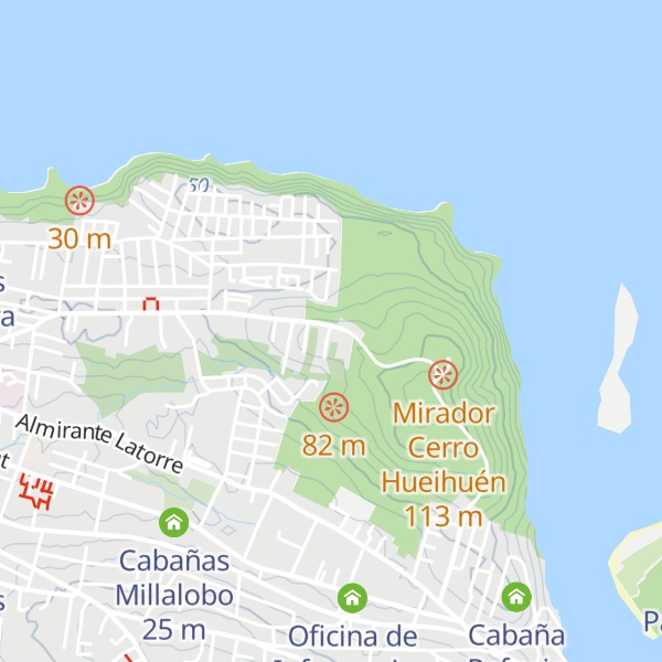 Map of Cabañas