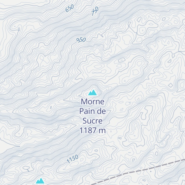 Map of Morne Pain de Sucre