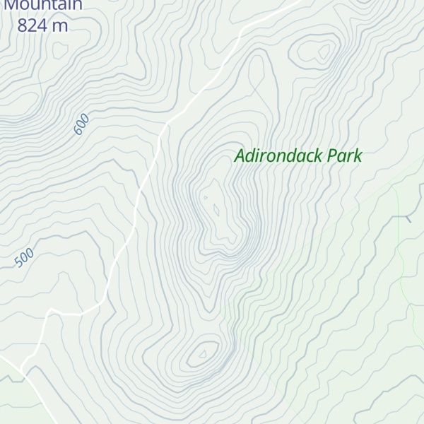 Map of Three Brothers Mountain