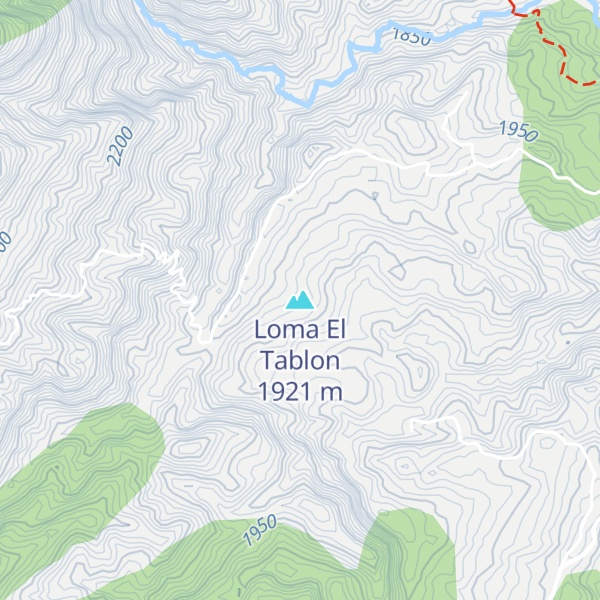 Map of Loma El Tablon