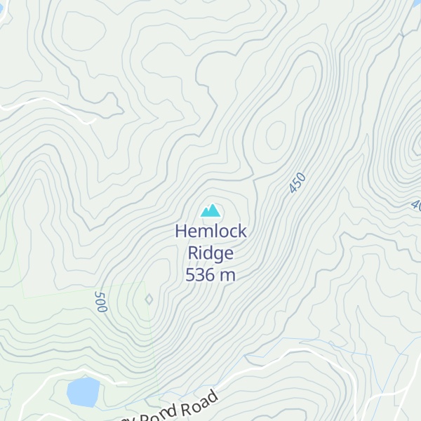 Map of Hemlock Ridge