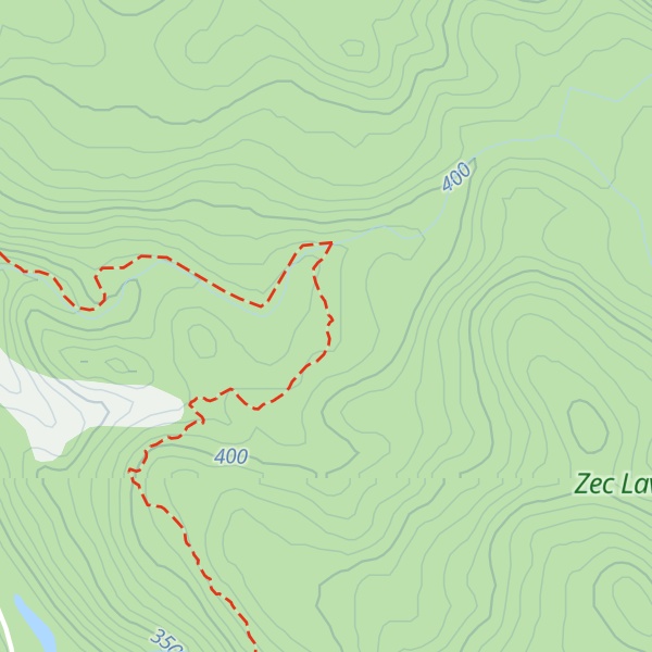 Map of Refuge Lavigne