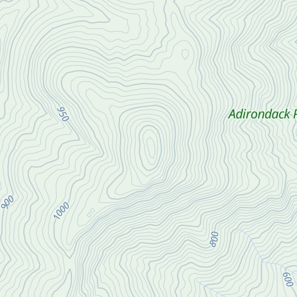 Map of Hoffman Mountain