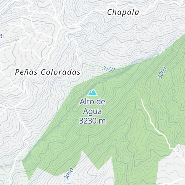 Map of Alto de Agua