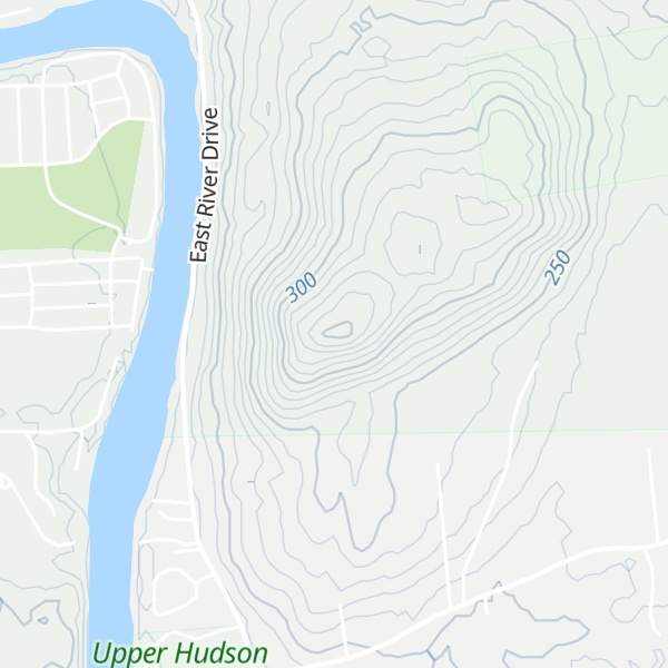 Map of Twist Mountain