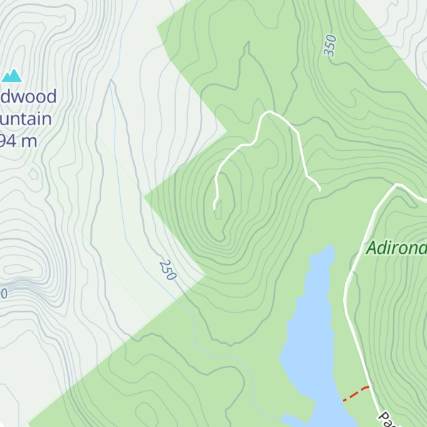 Map of Ben Wood Mountain