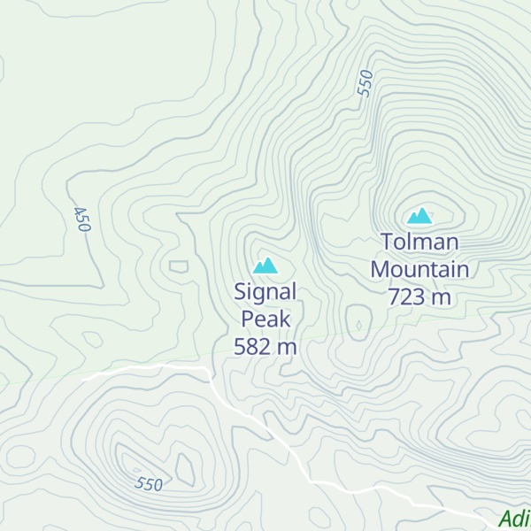 Map of Signal Peak