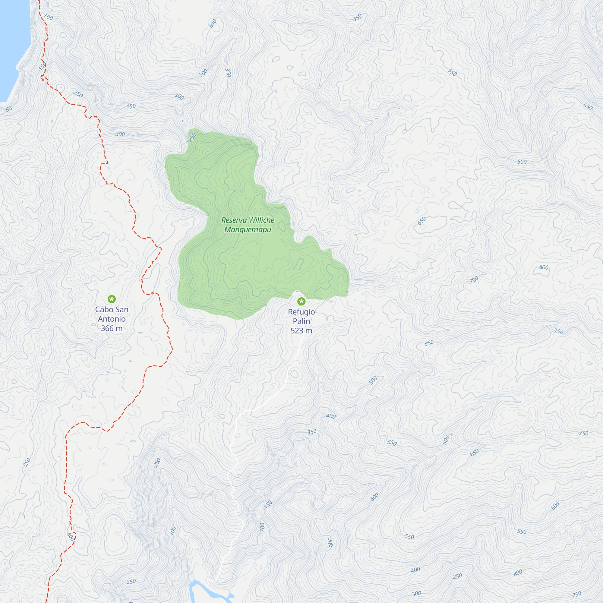 Refugio Palin map