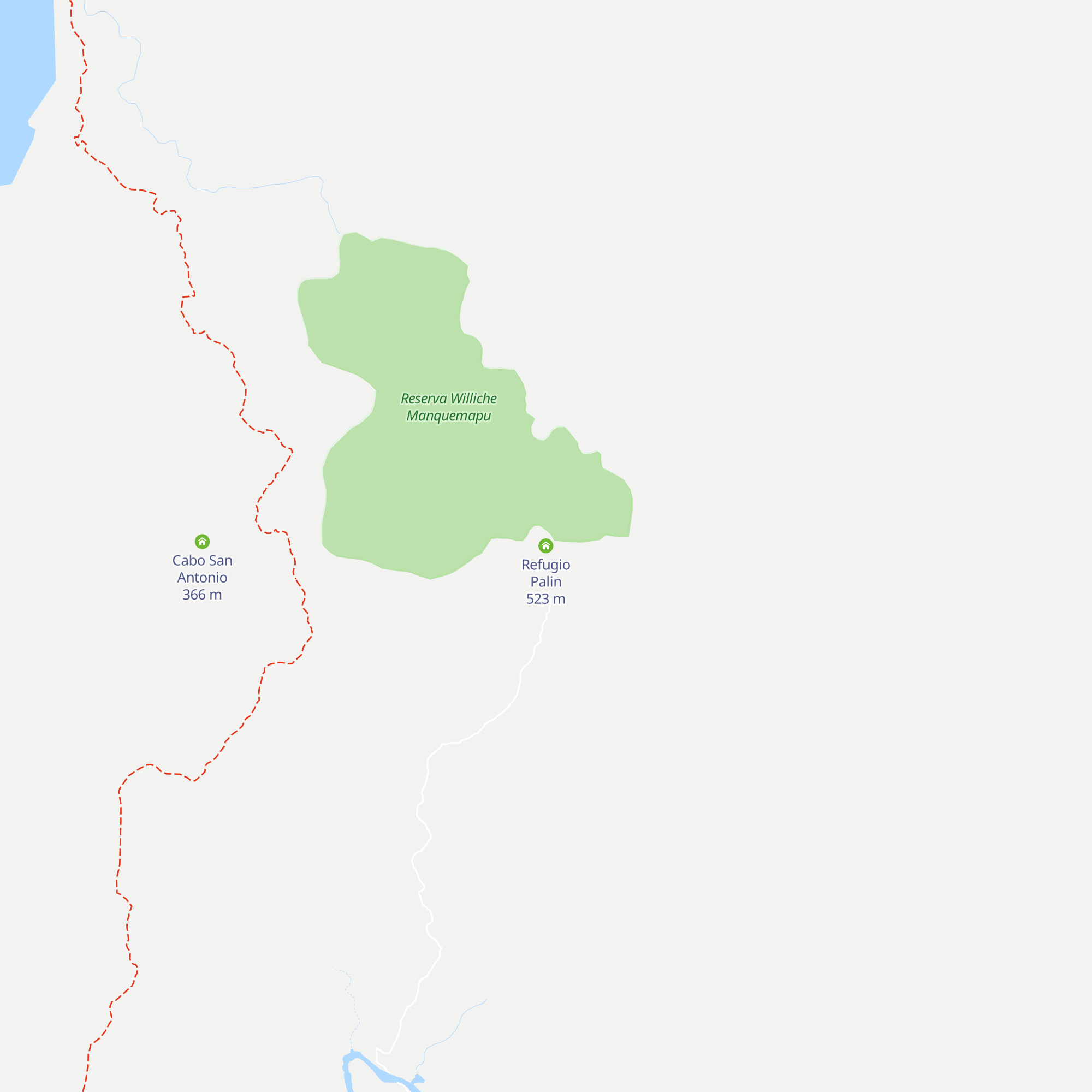 Refugio Palin map