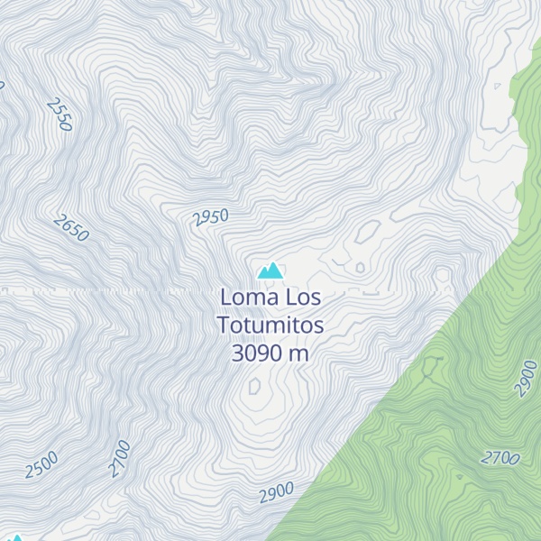 Map of Loma Los Totumitos