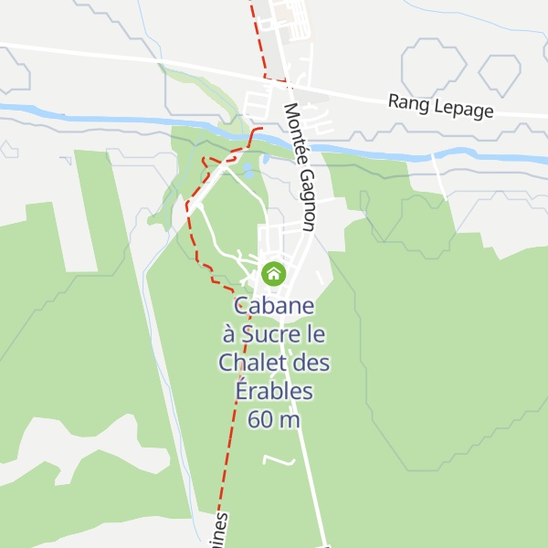 Map of Cabane à Sucre le Chalet des Érables