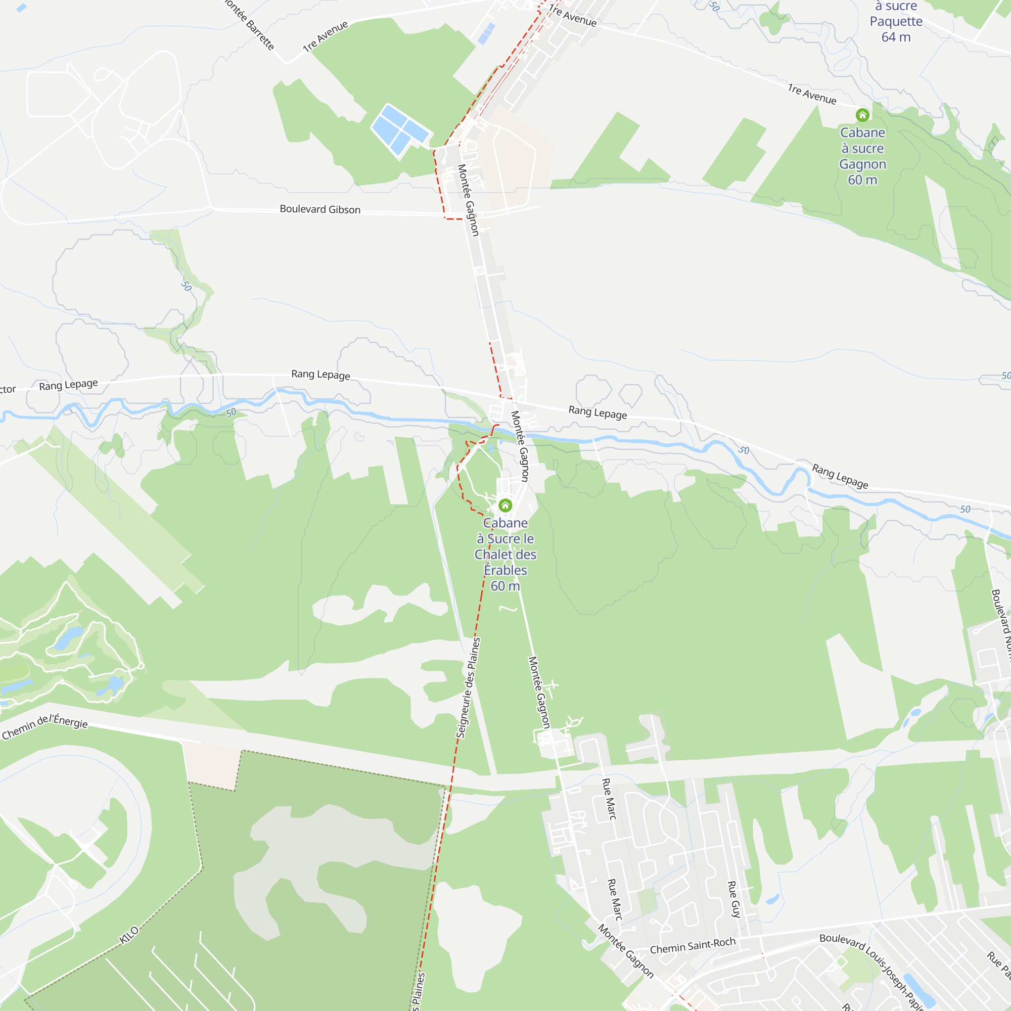 Cabane à Sucre le Chalet des Érables map