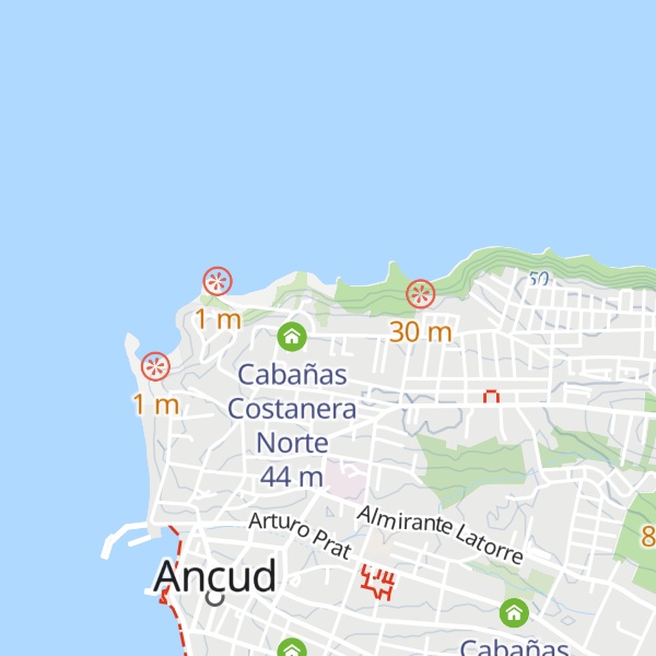 Map of Cabañas Vista Hermosa