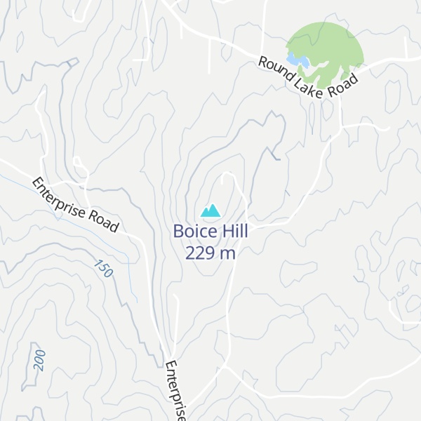 Map of Boice Hill