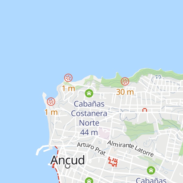 Map of Cabañas Las Golondrinas