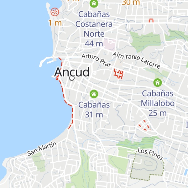 Map of Cabañas