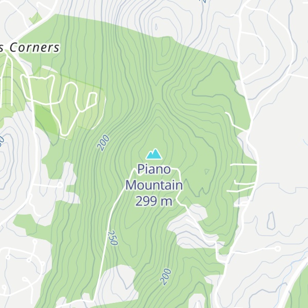 Map of Piano Mountain