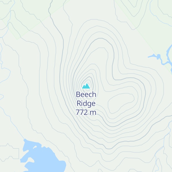 Map of Beech Ridge