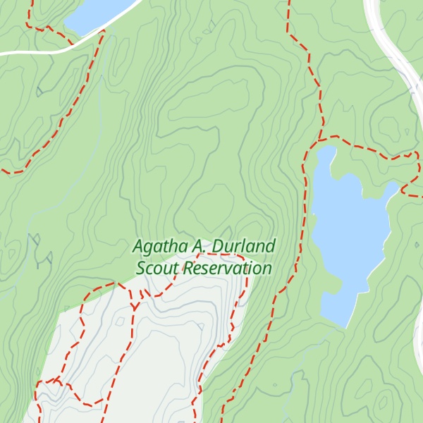 Map of Bushy Ridge
