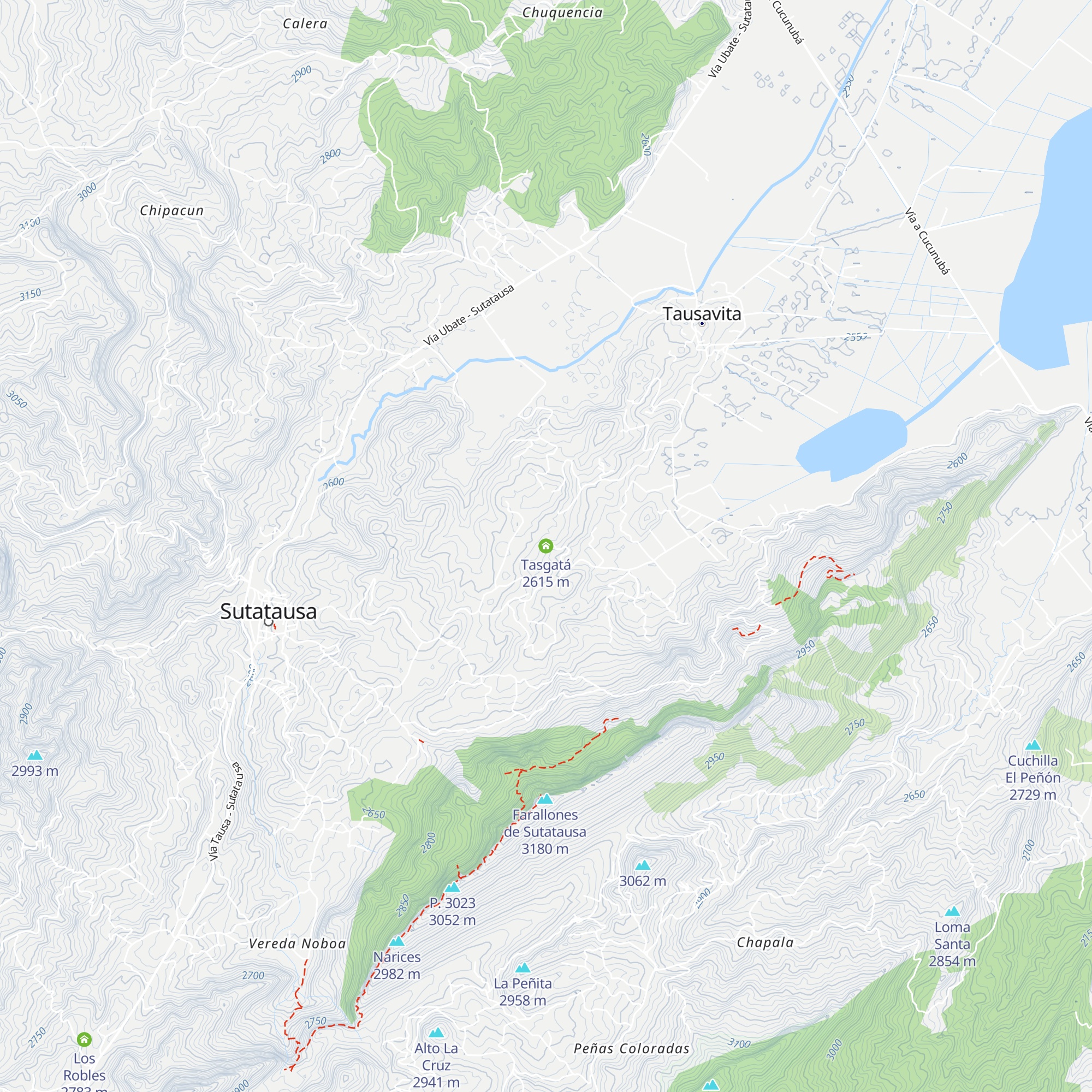 Tasgatá map