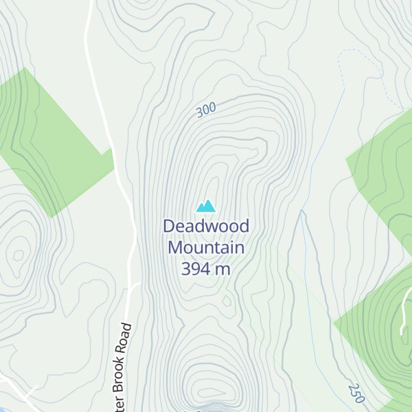 Map of Deadwood Mountain