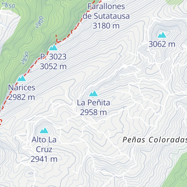 Map of La Peñita