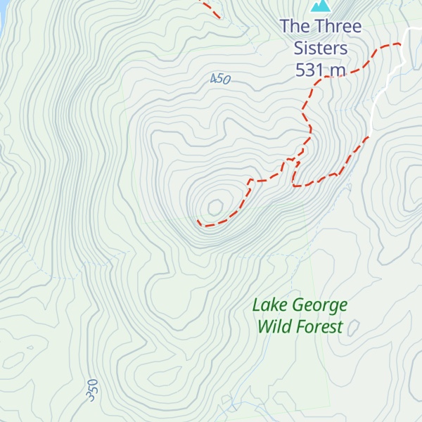 Map of Bald Mountain
