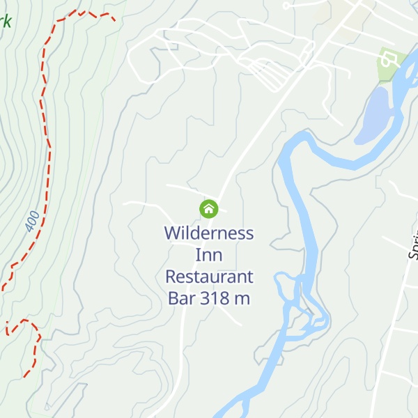 Map of Wilderness Inn Restaurant Bar