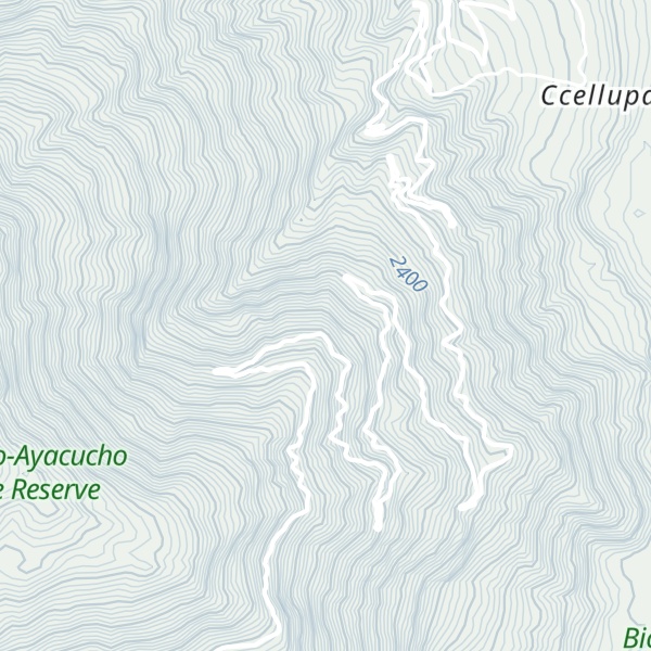 Map of Cerro Chaupiccata