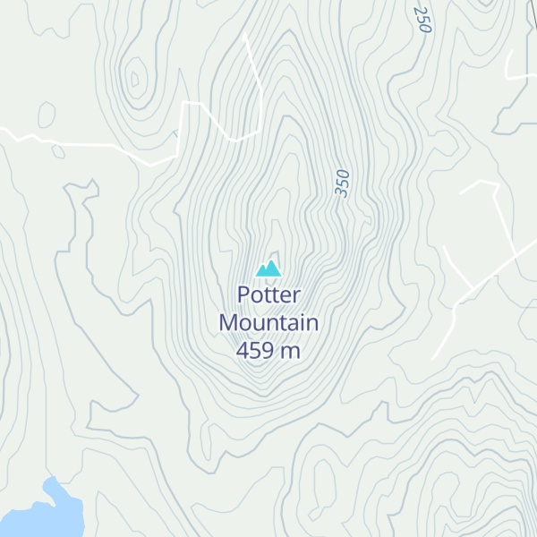 Map of Potter Mountain
