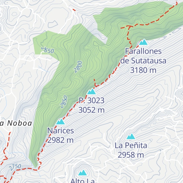 Map of P. 3023