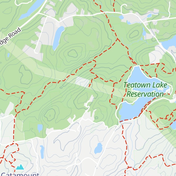 Map of Teatown Hill