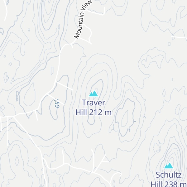 Map of Traver Hill
