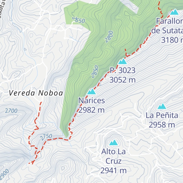 Map of Narices