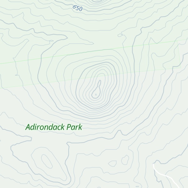 Map of Topknot Mountain
