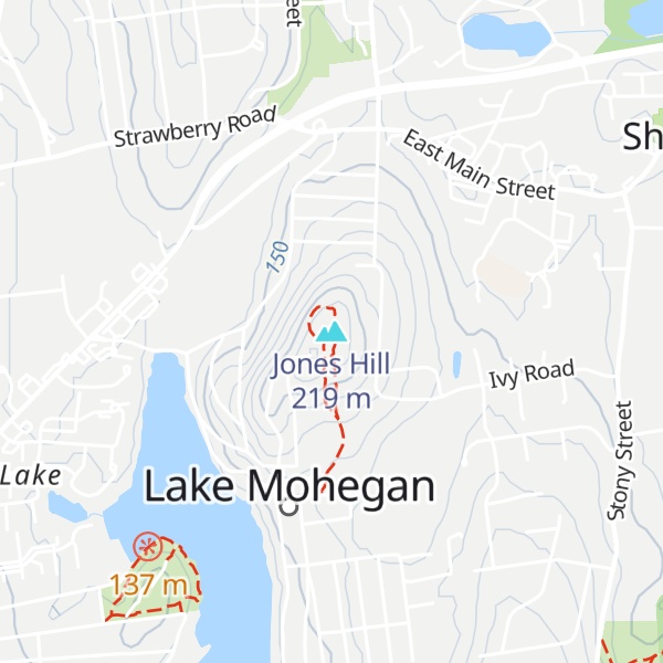 Map of Jones Hill