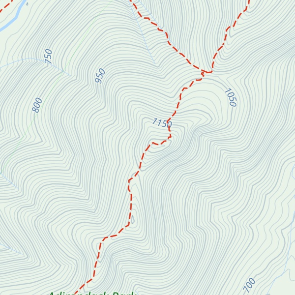 Map of Blake Peak