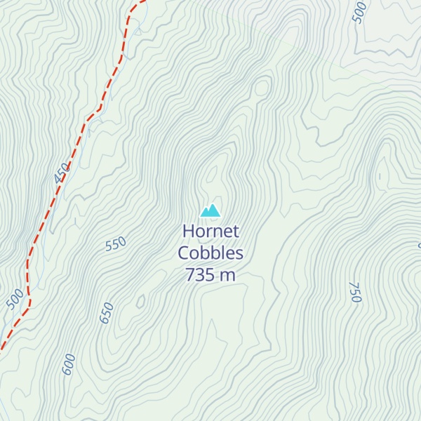 Map of Hornet Cobbles