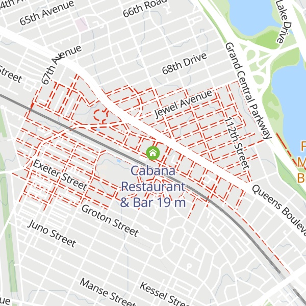 Map of Cabana Restaurant & Bar