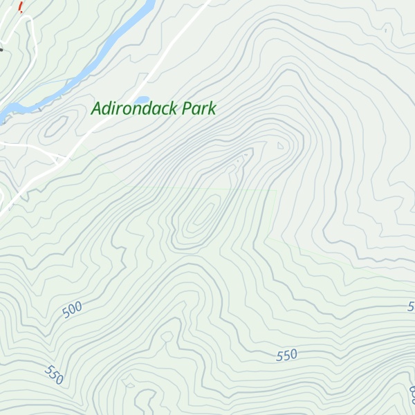 Map of Hiccock Mountain