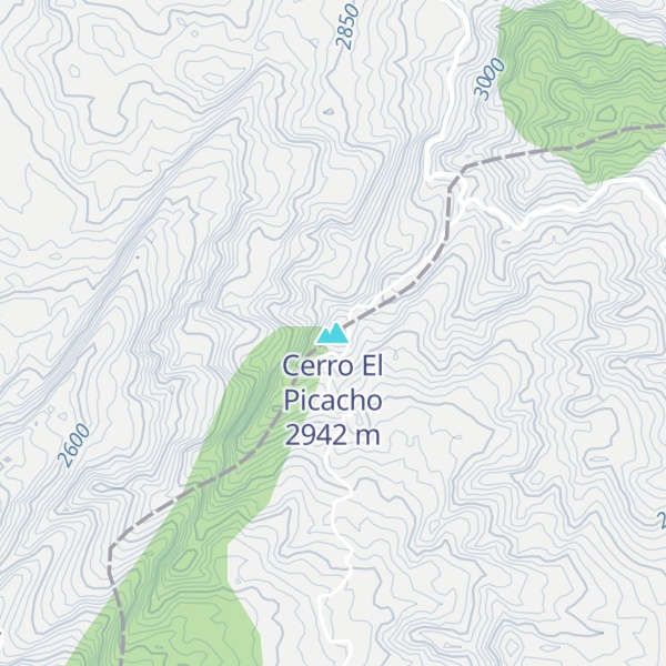 Map of Cerro El Picacho