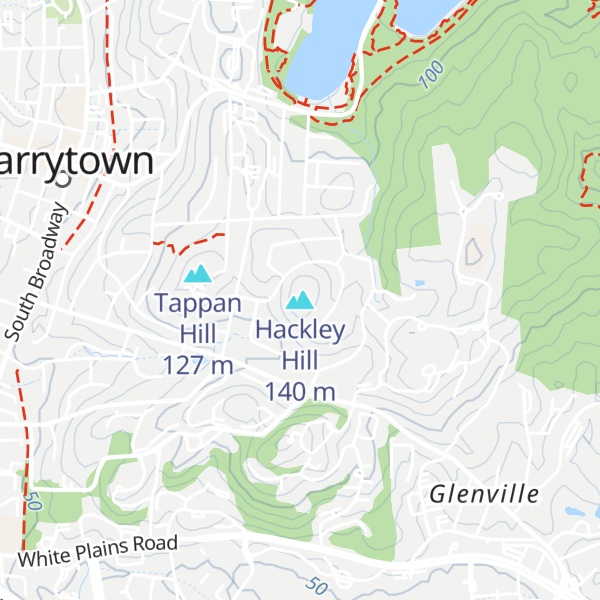 Map of Hackley Hill