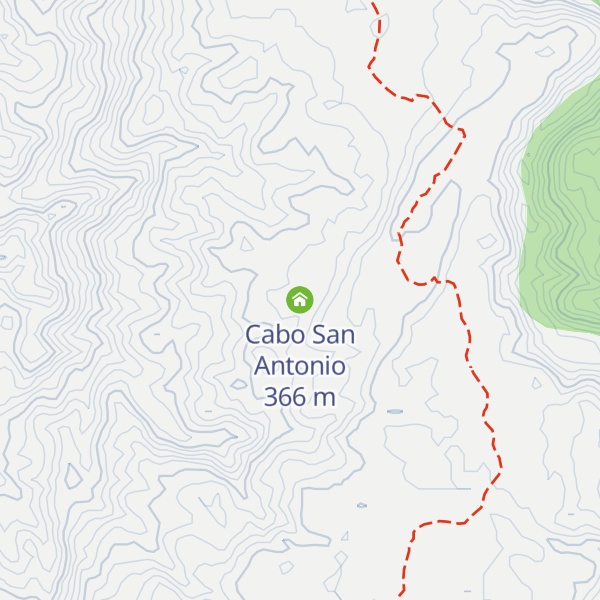 Map of Cabo San Antonio
