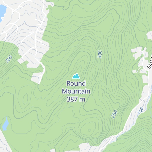 Map of Round Mountain