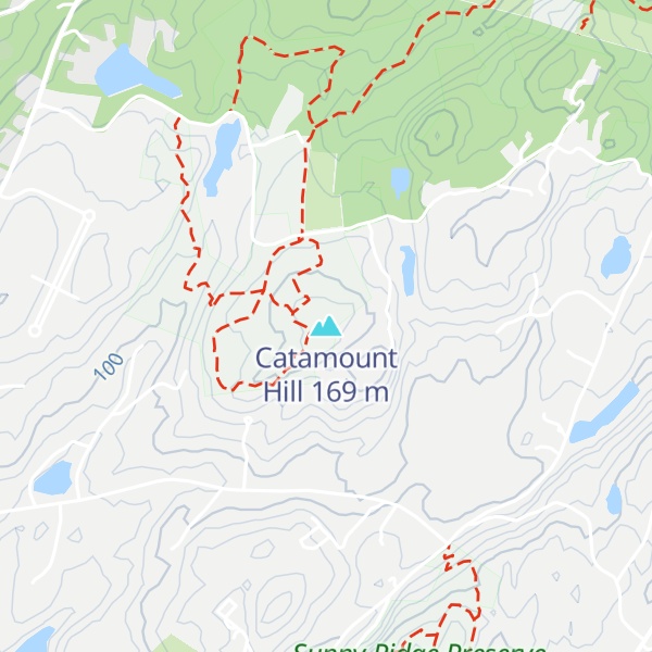 Map of Catamount Hill