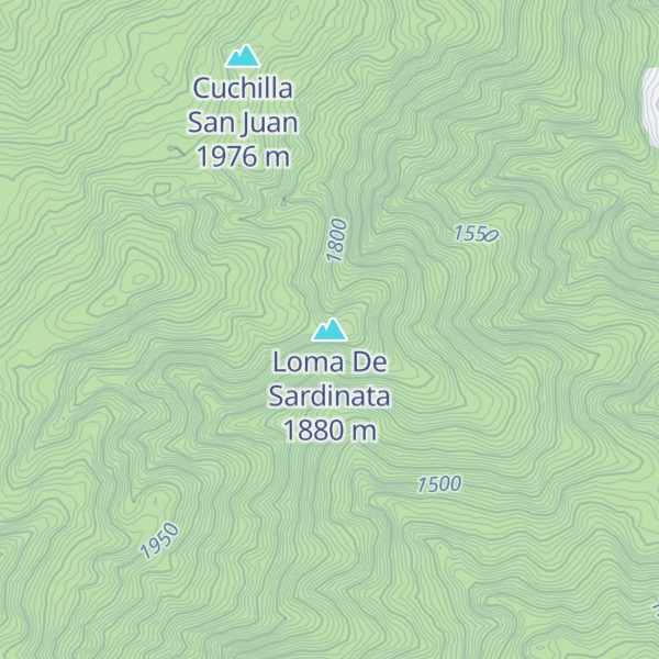 Map of Loma De Sardinata
